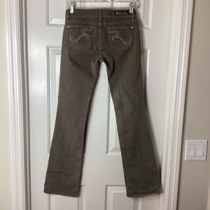 Rock & Republic Women's Grey Boot Cut Jeans Sz 25